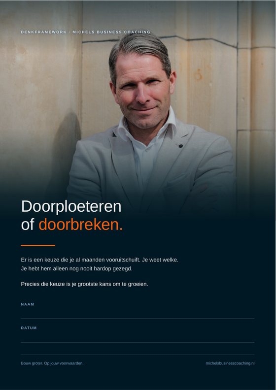 Werkblad Doorploeteren of Doorbreken